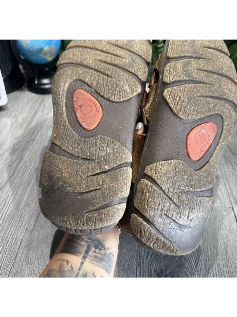 Mens Born Connor Fisherman Sandals Shoes Chestnut Brown Size 13 M $120